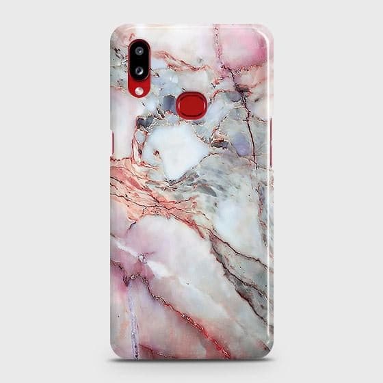 Samsung Galaxy A10s Cover - Violet Sky Marble Trendy Printed Hard Case with Life Time Colors Guarantee
