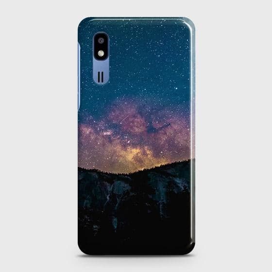 Samsung Galaxy A2 Core Cover - Matte Finish - Embrace Dark Galaxy  Trendy Printed Hard Case with Life Time Colors Guarantee