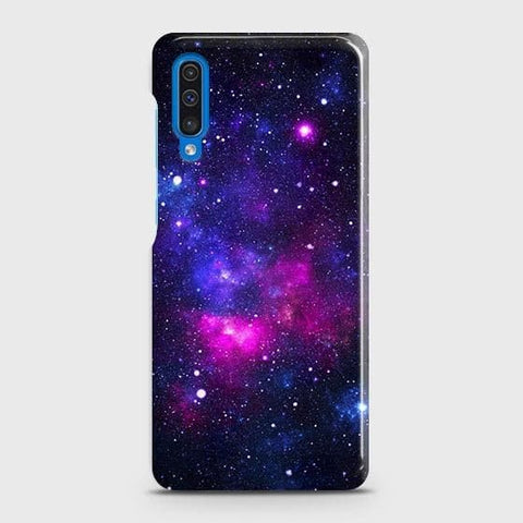 Samsung Galaxy A30s Cover - Dark Galaxy Stars Modern Printed Hard Case with Life Time Colors Guarantee