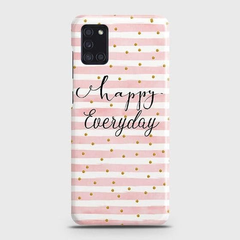 Samsung Galaxy A31 Cover - Trendy Happy Everyday Printed Hard Case with Life Time Colors Guarante (Fast Delivery)