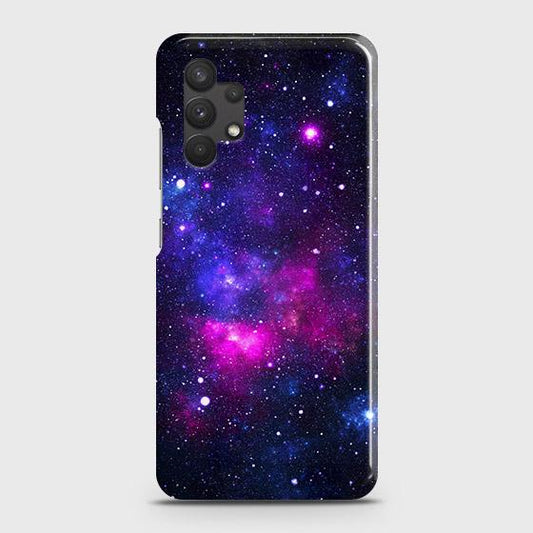 Samsung Galaxy A32 4G Cover - Dark Galaxy Stars Modern Printed Hard Case with Life Time Colors Guarantee