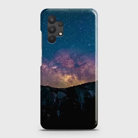 Samsung Galaxy A32 4G Cover - Matte Finish - Embrace Dark Galaxy  Trendy Printed Hard Case with Life Time Colors Guarantee B84 (Fast Delivery)