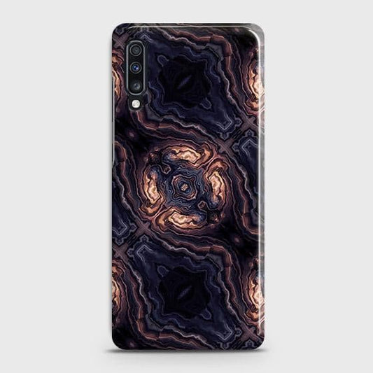 Samsung Galaxy A70 Cover - Source of Creativity Trendy Printed Hard Case with Life Time Colors Guarantee