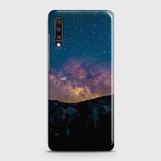 Samsung Galaxy A70 Cover - Matte Finish - Embrace Dark Galaxy  Trendy Printed Hard Case with Life Time Colors Guarantee