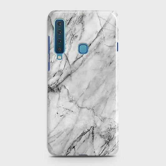 Samsung Galaxy A9 Star Pro Cover - Matte Finish - Trendy White Marble Printed Hard Case with Life Time Colors Guarantee