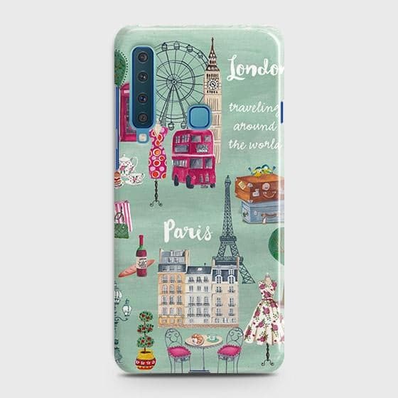 Samsung Galaxy A9 Star Pro Cover - Matte Finish - London, Paris, New York ModernPrinted Hard Case with Life Time Colors Guarantee