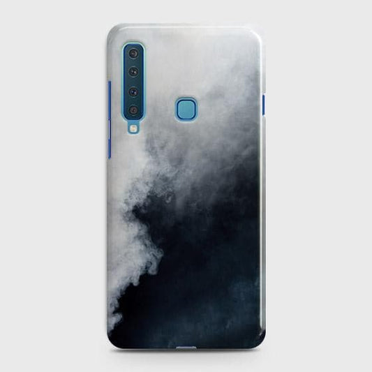 Samsung Galaxy A9s Cover - Matte Finish - Trendy Misty White and Black Marble Printed Hard Case with Life Time Colors Guarantee