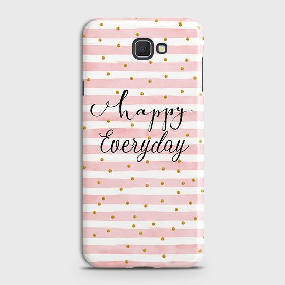 Samsung Galaxy J4 Core Cover - Trendy Happy Everyday Printed Hard Case with Life Time Colors Guarantee