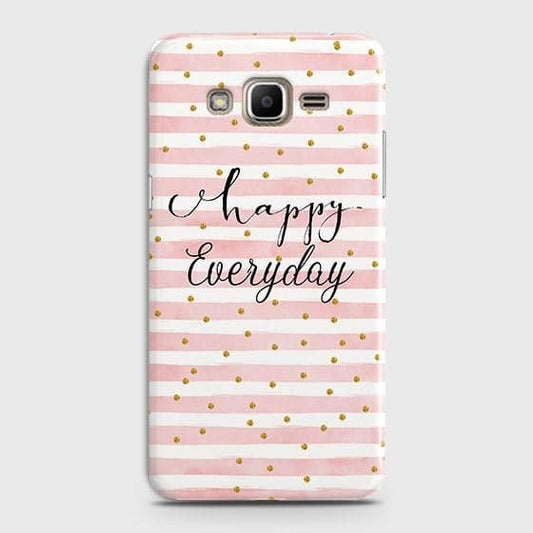 Samsung Galaxy J7 Core / J7 Nxt Cover - Trendy Happy Everyday Printed Hard Case with Life Time Colors Guarantee