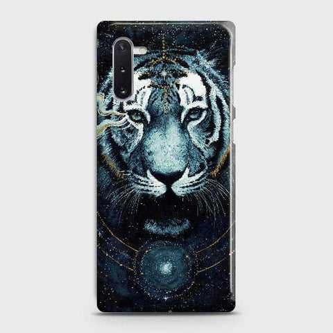 Samsung Galaxy Note 10 Cover - Vintage Galaxy Tiger Printed Hard Case with Life Time Colors Guarantee