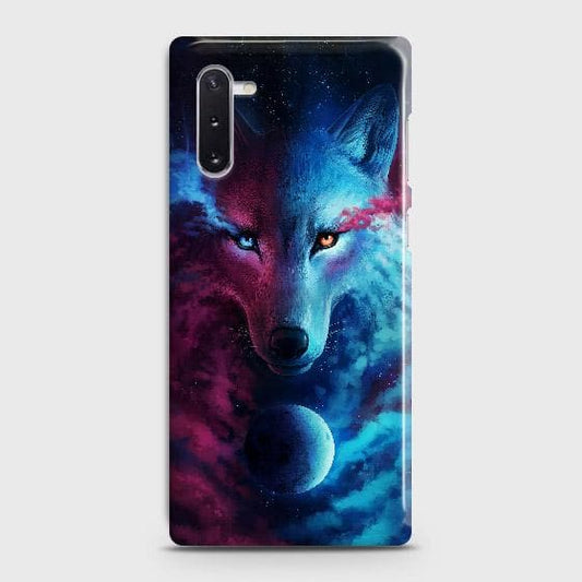 Samsung Galaxy Note 10M Cover - Infinity Wolf Trendy Printed Hard Case with Life Time Colors Guarantee