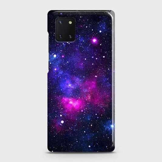 Samsung Galaxy Note 10 Lite Cover - Dark Galaxy Stars Modern Printed Hard Case with Life Time Colors Guarantee