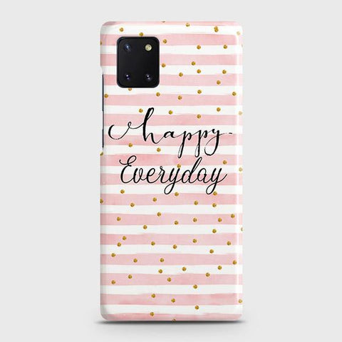 Samsung M60S Cover - Trendy Happy Everyday Printed Hard Case with Life Time Colors Guarantee ( Fast Delivery )