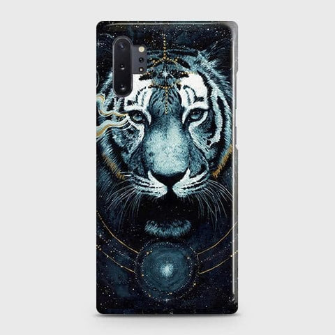 Samsung Galaxy Note 10 Plus Cover - Vintage Galaxy Tiger Printed Hard Case with Life Time Colors Guarante
