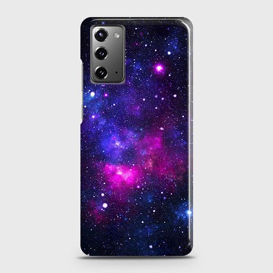 Samsung Galaxy Note 20 Cover - Dark Galaxy Stars Modern Printed Hard Case with Life Time Colors Guarantee ( Fast Delivery )