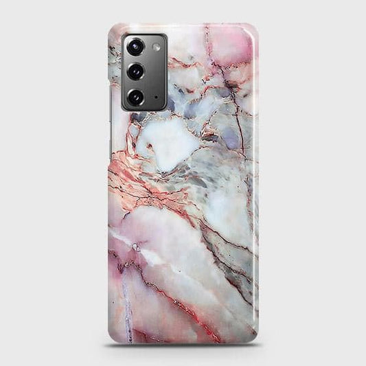 Samsung Galaxy Note 20 Cover - Violet Sky Marble Trendy Printed Hard Case with Life Time Colors Guarantee