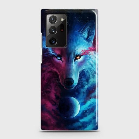 Samsung Galaxy Note 20 Ultra Cover - Infinity Wolf Trendy Printed Hard Case with Life Time Colors Guarantee