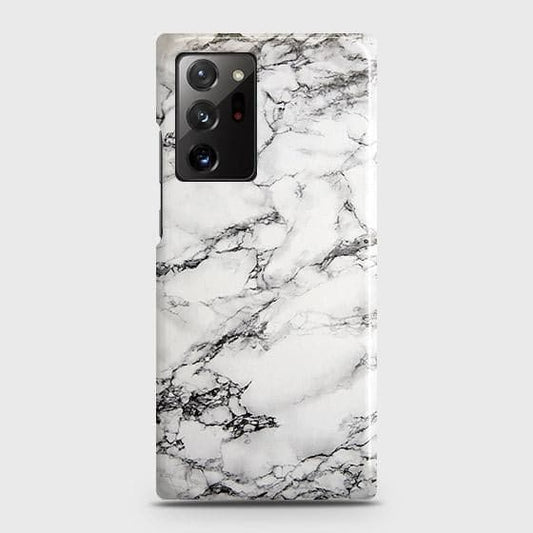 Samsung Galaxy Note 20 Ultra Cover - Matte Finish - Trendy Mysterious White Marble Printed Hard Case with Life Time Colors Guarantee ( Fast Delivery )