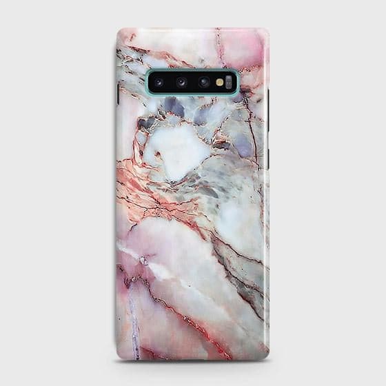 Samsung Galaxy S10 Plus Cover - Violet Sky Marble Trendy Printed Hard Case with Life Time Colors Guarantee ( Fast Delivery )