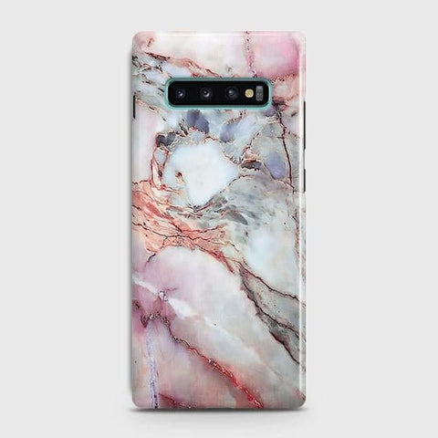 Samsung Galaxy S10 Plus Cover - Violet Sky Marble Trendy Printed Hard Case with Life Time Colors Guarantee ( Fast Delivery )