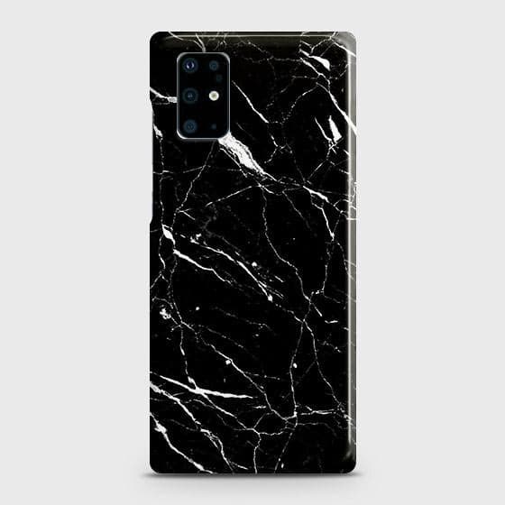 Samsung Galaxy S20 Plus Cover - Trendy Black Marble Printed Hard Case with Life Time Colors Guarantee
