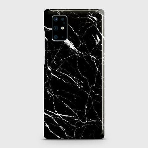 Samsung Galaxy S20 Plus Cover - Trendy Black Marble Printed Hard Case with Life Time Colors Guarantee