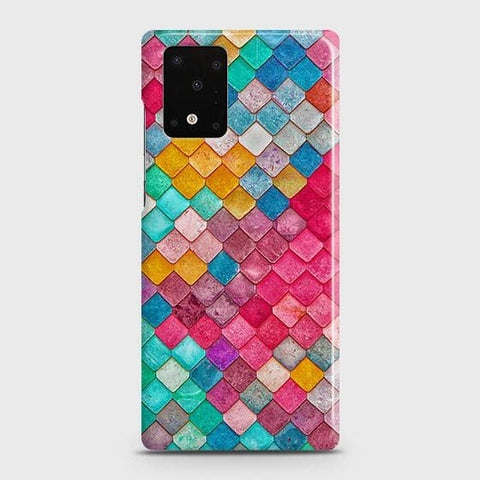 Samsung Galaxy S20 Ultra Cover - Chic Colorful Mermaid Printed Hard Case with Life Time Colors Guarantee b61