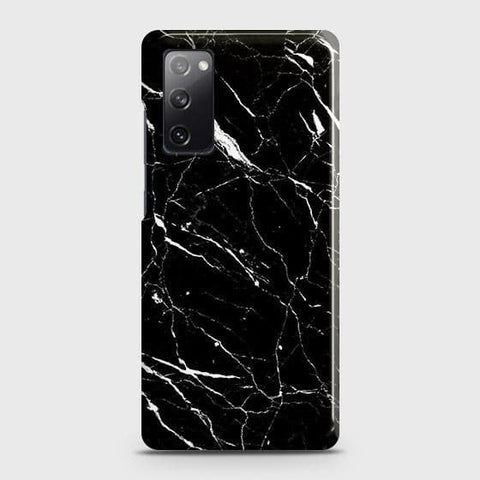 Samsung Galaxy S20 FE Cover - Trendy Black Marble Printed Hard Case with Life Time Colors Guarantee  B (38) 1