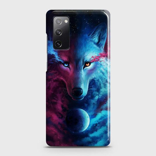 Samsung Galaxy S20 FE Cover - Infinity Wolf Trendy Printed Hard Case with Life Time Colors Guarantee
