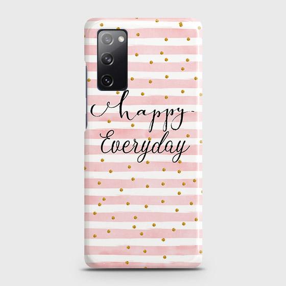 Samsung Galaxy S20 FE Cover - Trendy Happy Everyday Printed Hard Case with Life Time Colors Guarantee