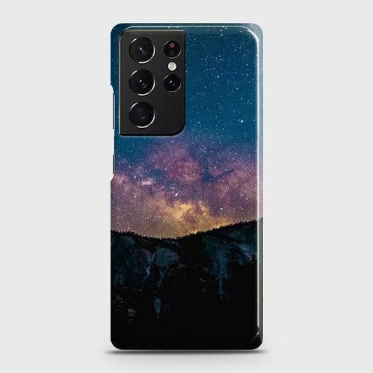 Samsung Galaxy S21 Ultra 5G Cover - Matte Finish - Embrace Dark Galaxy  Trendy Printed Hard Case with Life Time Colors Guarantee (B75)