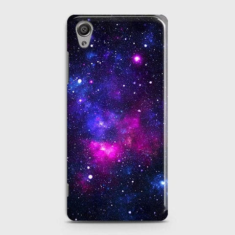 Sony Xperia XA1 Plus Cover - Dark Galaxy Stars Modern Printed Hard Case with Life Time Colors Guarantee
