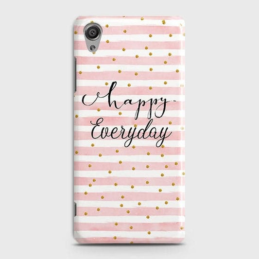 Sony Xperia XA1 Plus Cover - Trendy Happy Everyday Printed Hard Case with Life Time Colors Guarantee