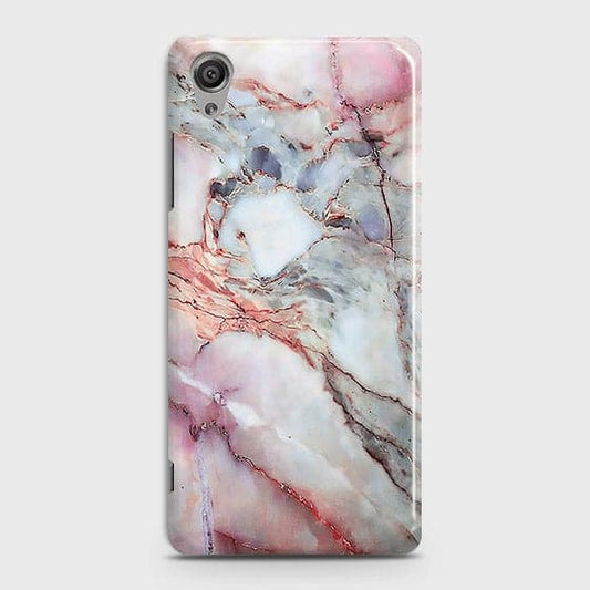 Sony Xperia XA1 Plus Cover - Violet Sky Marble Trendy Printed Hard Case with Life Time Colors Guarantee