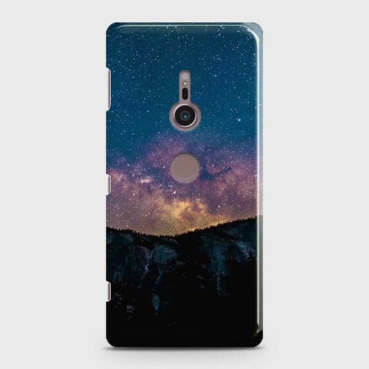 Sony Xperia XZ3 Cover - Matte Finish - Embrace Dark Galaxy  Trendy Printed Hard Case with Life Time Colors Guarantee B84