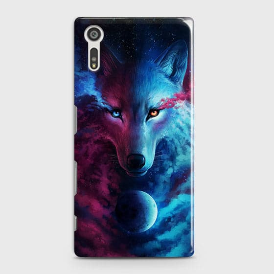 Sony Xperia XZ / XZs Cover - Infinity Wolf Trendy Printed Hard Case with Life Time Colors Guarantee
