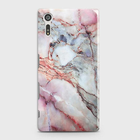 Sony Xperia XZ Cover - Violet Sky Marble Trendy Printed Hard Case with Life Time Colors Guarantee
