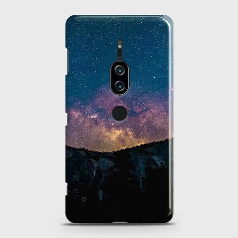 Sony Xperia XZ2 Premium Cover - Matte Finish - Embrace Dark Galaxy  Trendy Printed Hard Case with Life Time Colors Guarantee