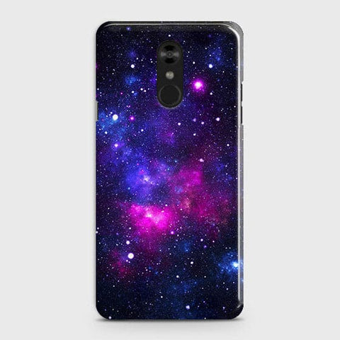 LG Stylo 4 Cover - Dark Galaxy Stars Modern Printed Hard Case with Life Time Colors Guarantee