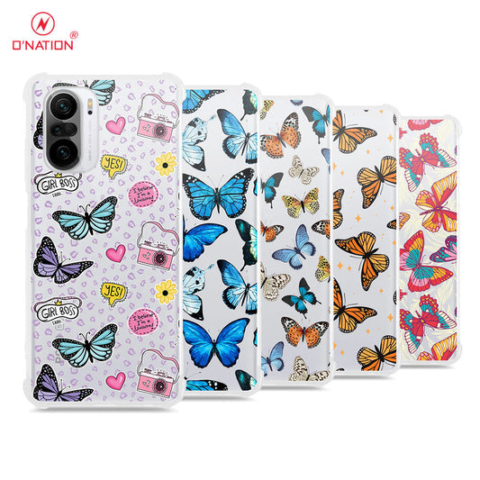Xiaomi Redmi K40 Pro Cover - O'Nation Butterfly Dreams Series - 9 Designs - Clear Phone Case - Soft Silicon Borders