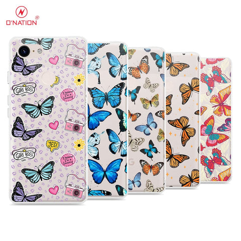 Google Pixel 3 Cover - O'Nation Butterfly Dreams Series - 9 Designs - Clear Phone Case - Soft Silicon Borders