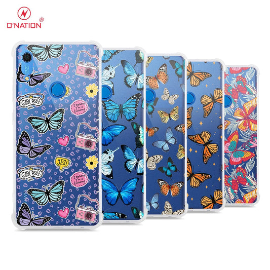 Huawei Y6s 2019 Cover - O'Nation Butterfly Dreams Series - 9 Designs - Clear Phone Case - Soft Silicon Borders