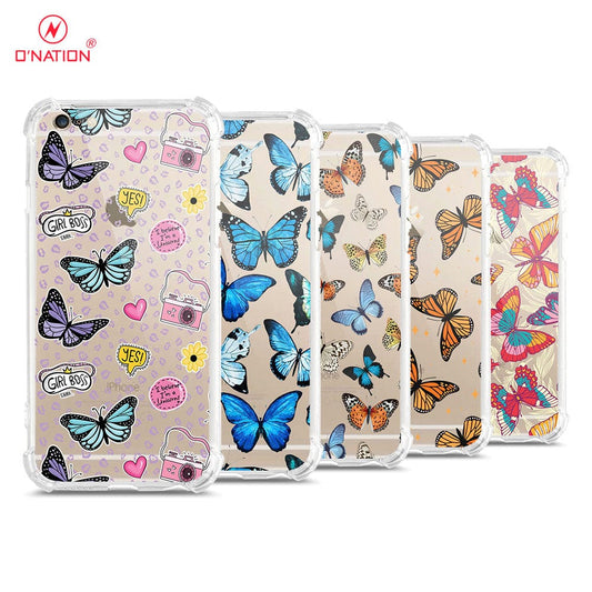 iPhone 6s Plus / 6 Plus Cover - O'Nation Butterfly Dreams Series - 9 Designs - Clear Phone Case - Soft Silicon Borders