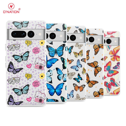 Google Pixel 7 Pro Cover - O'Nation Butterfly Dreams Series - 9 Designs - Clear Phone Case - Soft Silicon Borders