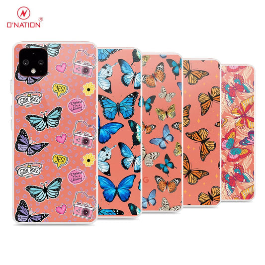 Google Pixel 4 XL Cover - O'Nation Butterfly Dreams Series - 9 Designs - Clear Phone Case - Soft Silicon Borders