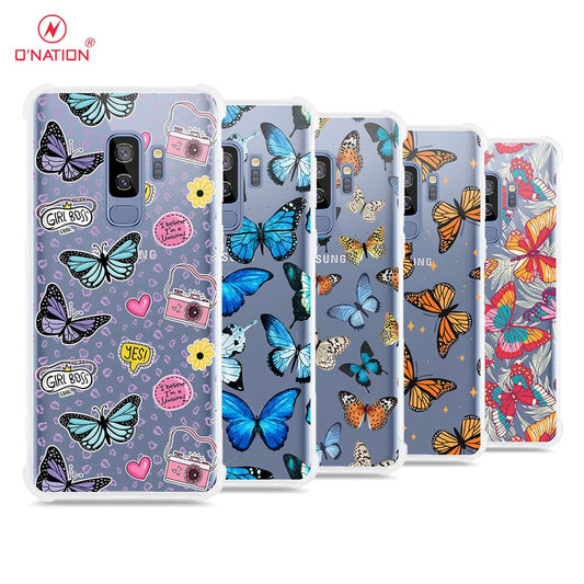 Samsung Galaxy S9 Plus Cover - O'Nation Butterfly Dreams Series - 9 Designs - Clear Phone Case - Soft Silicon Bordersx