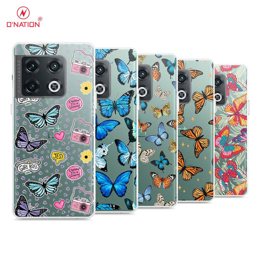 OnePlus 10 Pro Cover - O'Nation Butterfly Dreams Series - 9 Designs - Clear Phone Case - Soft Silicon Borders