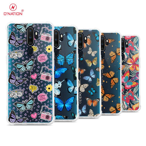 Oppo A5 2020 Cover - O'Nation Butterfly Dreams Series - 9 Designs - Clear Phone Case - Soft Silicon Borders