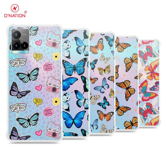 Vivo Y33t Cover - O'Nation Butterfly Dreams Series - 9 Designs - Clear Phone Case - Soft Silicon Borders