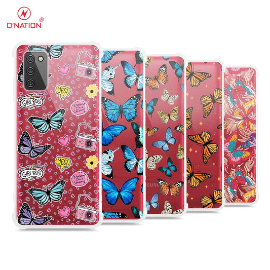 Samsung Galaxy A03s Cover - O'Nation Butterfly Dreams Series - 9 Designs - Clear Phone Case - Soft Silicon Borders